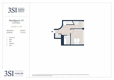 2-Zimmer-Wohnung kaufen in Wien – 62,05 m², € 425.000 – Bild 6 von 7