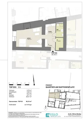 1-Zimmer-Wohnung kaufen in Schwaz – 56,18 m², € 294.000 – Bild 2 von 2