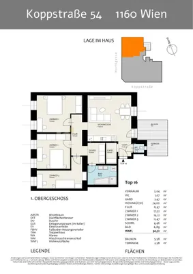 4-Zimmer-Wohnung kaufen in Wien – 90,52 m², € 575.000 – Bild 8 von 9