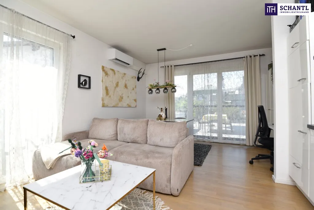 Urban Green Living - Coole, Top ausgestattete 2 Zimmer Terrassenwohnung mit XXL-Freifläche in absoluter Ruhelage! – pohled 2