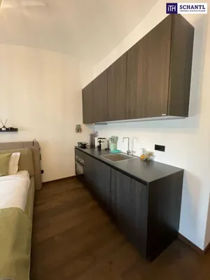 ++ Luxury Living im Kahlenbergerdorf ++ Vollmöblierte 1-Zimmerwohnung mit Gartennutzung – Bild 3