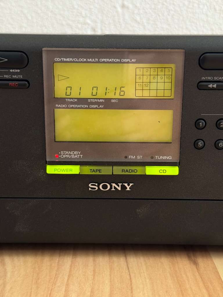 SonyCFD-K10,Rar,CD-Radio,Boombox,Ghettoblaster,defekt