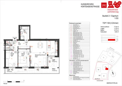 3-Zimmer-Wohnung kaufen in Wels-Land – 77,94 m², € 351.100 – Bild 6 von 6