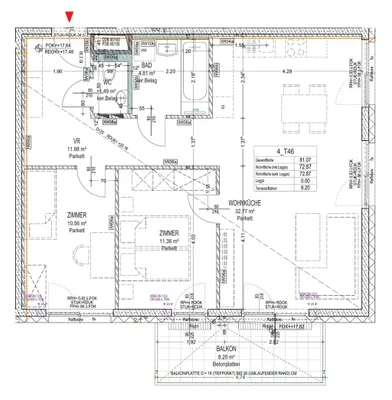 3-Zimmer-Wohnung mieten in Wien – 73 m², € 1.300 – Bild 14 von 14