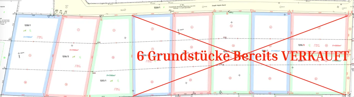 Grundstücke in Gänserndorf Stadt - 700 m², kein Bauzwang, mehrere Einheiten möglich! - Ansicht 3