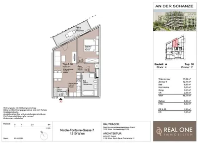 2-Zimmer-Wohnung kaufen in Wien – 48,17 m², € 290.000 – Bild 21 von 21