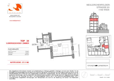 1-Zimmer-Wohnung kaufen in Wien – 27,11 m², € 159.000 – Bild 10 von 10