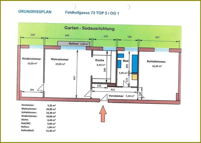 3-Zimmer-Wohnung kaufen in Klagenfurt – 65 m², € 179.000 – Bild 13 von 13