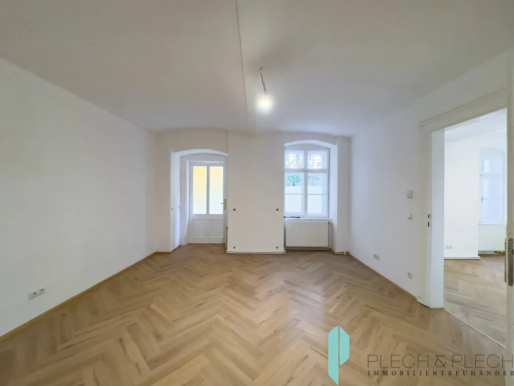 Renovierte Bürofläche / Gewerbefläche in ruhiger Hoflage nahe Hietzing - Souterrain! - Ansicht 2