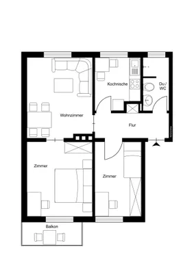3-Zimmer-Wohnung kaufen in Bregenz – 49,48 m², € 190.000 – Bild 2 von 21