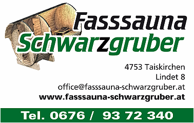 Fasssauna Schwarzgruber Fasssauna Schwarzgruber