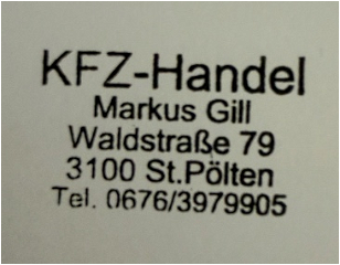 KFZ-Handel Markus Gill KFZ-Handel Markus Gill